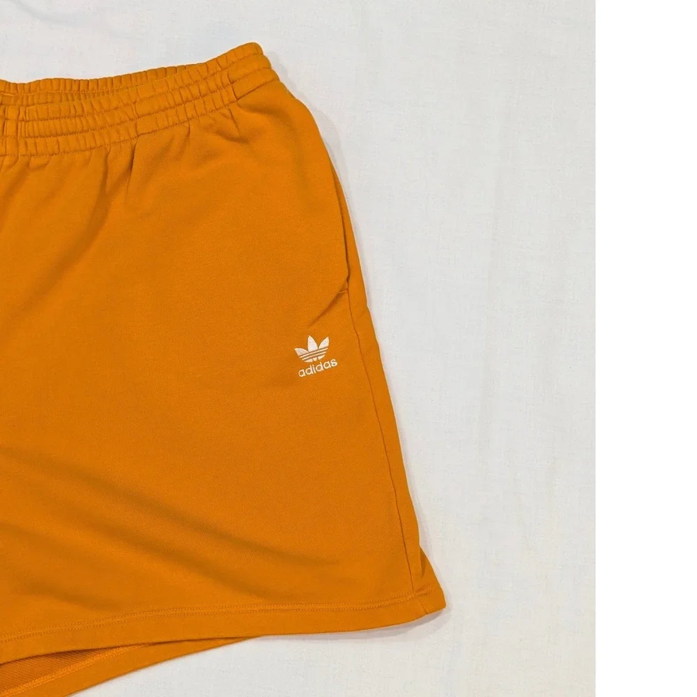 Adidas Originals Trefoil French Terry Shorts Orange Men's XL